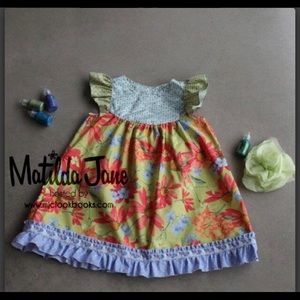 Matilda Jane Platinum Floral Flutter VGUC size 6